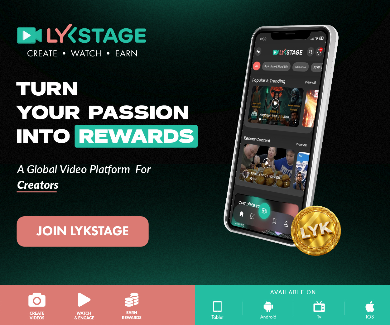 LYKSTAGE Ad Manager banner